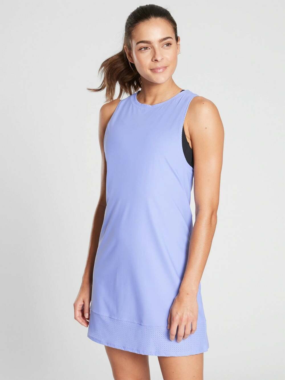 NWT Athleta Pacifica II Dress, Victorian Periwinkle SIZE L #531165 w0215